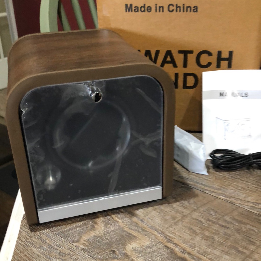 Automatic Single Watch Winder Case With Quiet Motor Fits Lady And Man Watch Nib Automatic Single Watch Winder Case With Quiet Motor Fits Lady And Man Watch Nib